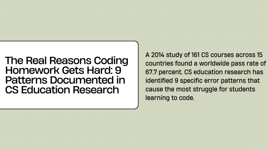 The Real Reasons Coding Homework Gets Hard - MyCodingPal